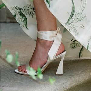 Nine West Kelsie Ankle Wrap Sculpted Heel Sandals